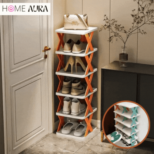 HOME AURA® Stackable Shoe Tower